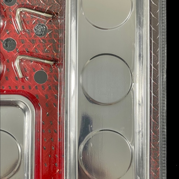 Steel Core Magnetic Trays ~ 4 Piece Set ~ Large Tray, Small Tray & 2 Hooks - Picture 7 of 10